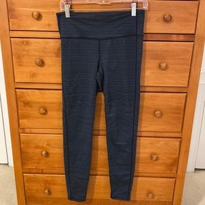 Athleta womens tights size M blue and black